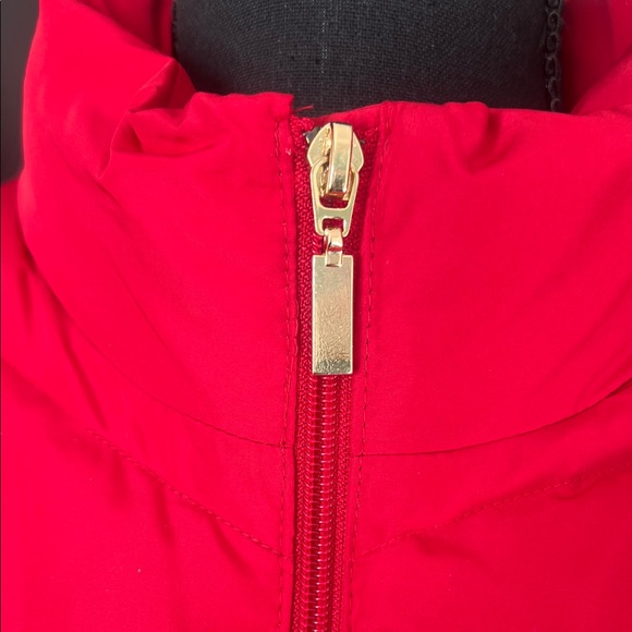 Charter Club Vibrant Red Quilted Vest - Picture 3 of 5